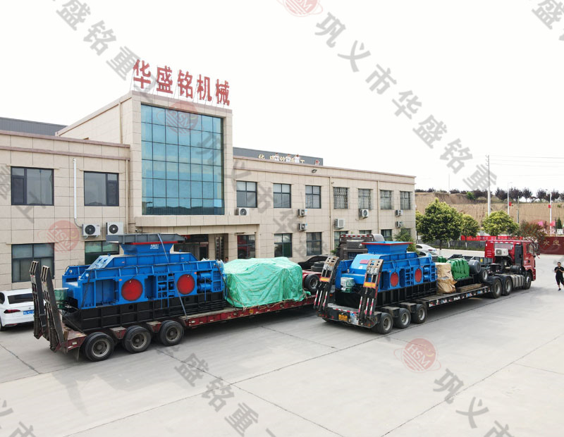 水泥廢料用什么破碎好？就用液壓對(duì)輥制砂機(jī)